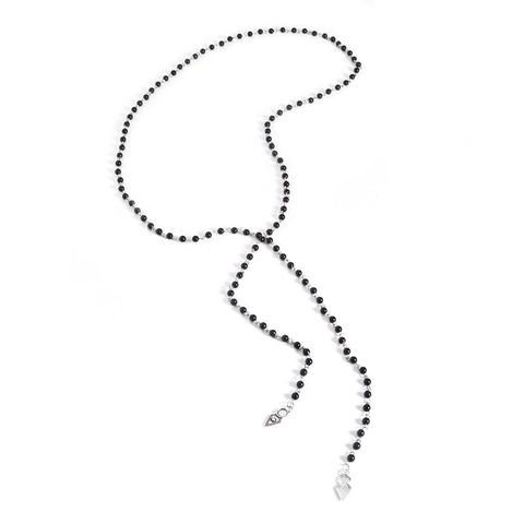 Elegant Simple Style Geometric Imitation Pearl Alloy Women's Sweater Chain Long Necklace