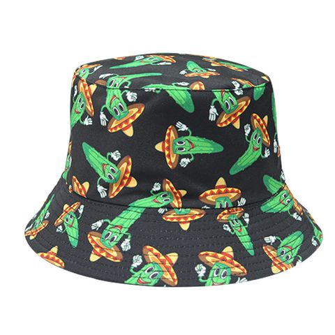 Unisex Simple Style Vegetable Wide Eaves Bucket Hat
