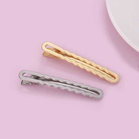 Unisex Simple Style Geometric Metal Plating Hair Clip