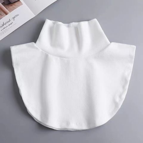 Simple Style Solid Color Polyester Women's Detachable Collar