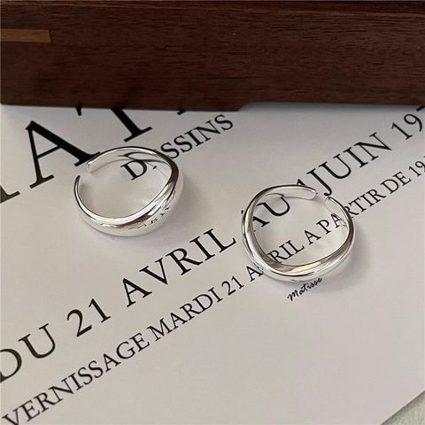 Copper Silver Plated Classic Style Plating Round Rings