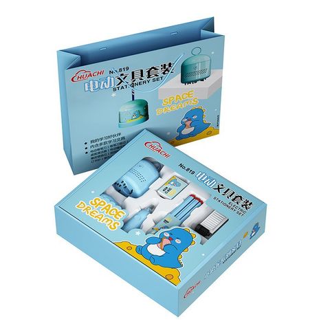 1 Set Cartoon Class Learning Children's Day Plastic Cute Stationary Sets