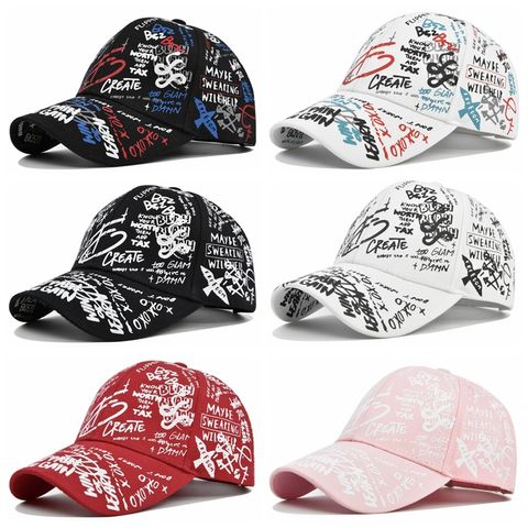 Women's Simple Style Classic Style Letter Crimping Baseball Cap