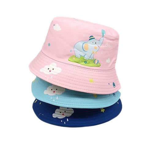 Children Unisex Cute Elephant Printing Bucket Hat