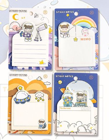 1 Set Cartoon Class Learning Paper Cute Sticky Note