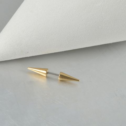 Casual Exaggerated Simple Style Solid Color Stainless Steel Eyebrow Nails Ear Studs In Bulk