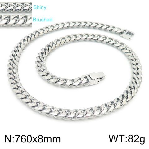 Titanium Steel 18K Gold Plated Hip-Hop Polishing Solid Color Bracelets Necklace