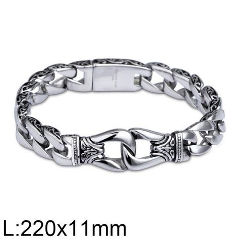 Wholesale Punk Geometric Titanium Steel Rings Bracelets
