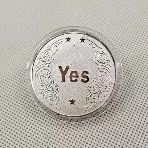 Simple Style Letter Metal Iron Daily Party Commemorative Coin