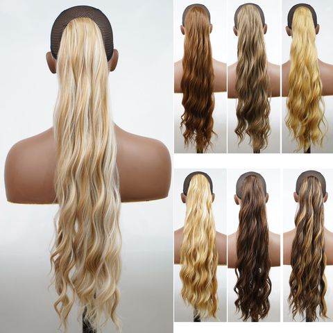 Women's Simple Style Casual Party High Temperature Wire Ponytail Wigs