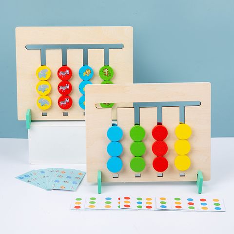Building Toys Toddler(3-6years) Color Block Wood Toys
