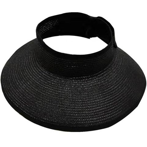 Women's Simple Style Solid Color Big Eaves Sun Hat
