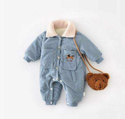 Casual Cartoon Polyester Baby Rompers
