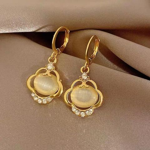 1 Pair French Style Simple Style Korean Style Clouds Alloy Drop Earrings