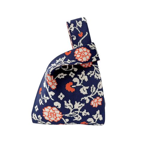 Women's Medium Polyester Color Block Classic Style Square Open Shoulder Bag