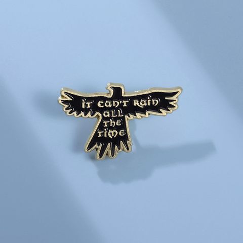 Cartoon Style Eagle Alloy Plating Unisex Brooches