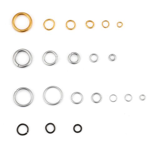 1 Set Stainless Steel 18K Gold Plated Solid Color