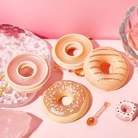 Cute Donuts Plastic Lip Balm