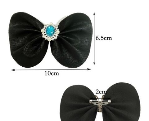 Bow Knot Shoe Accessories Pu Leather Winter Summer Spring Shoe Buckle
