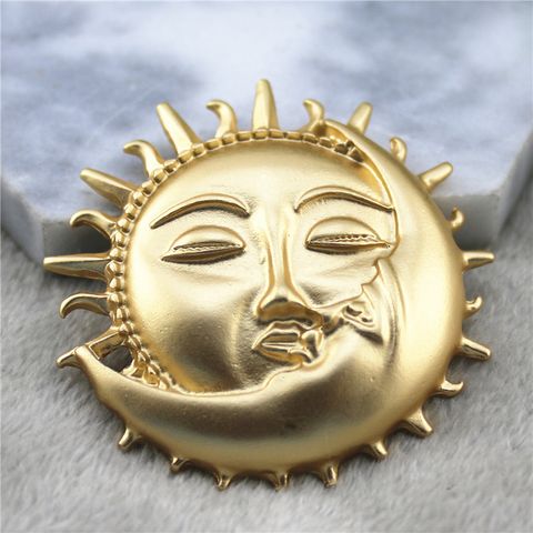 Ethnic Style Sun Alloy Plating Couple Brooches