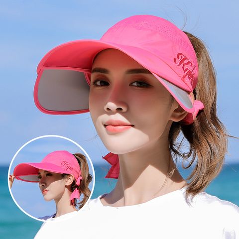 Women's Basic Solid Color Big Eaves Sun Hat
