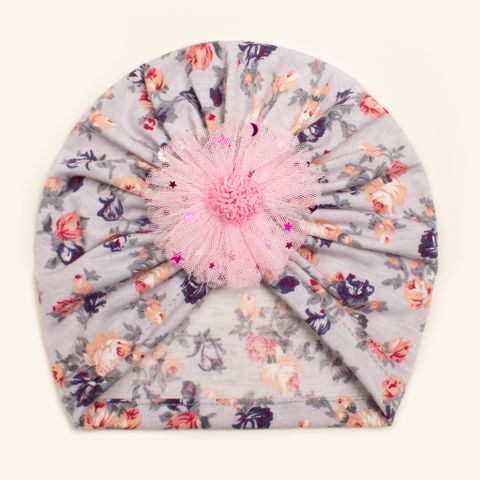 Children Unisex Casual Flower Baby Hat