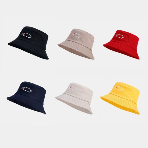 Women's Elegant Color Block Printing Flat Eaves Bucket Hat