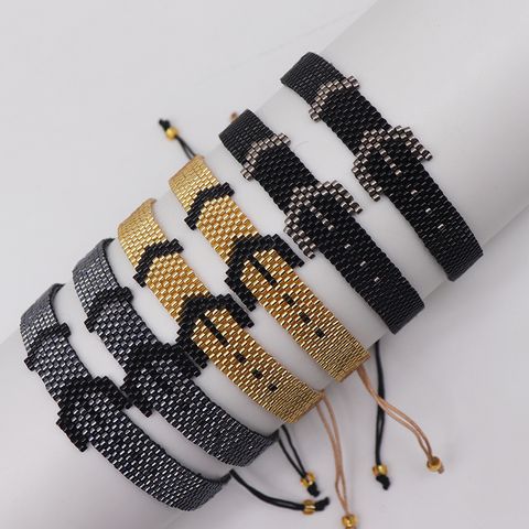 Hip-hop Vintage Style Arrow Glass Rope Handmade Women's Bracelets