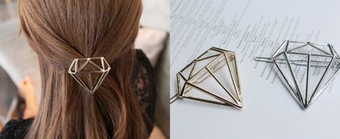 Simple Style Moon Alloy Plating Hair Clip 1 Piece