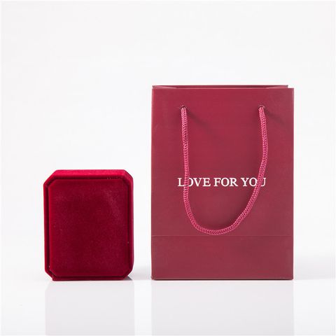 1 Piece Fashion Letter Paper Jewelry Packaging Bags
