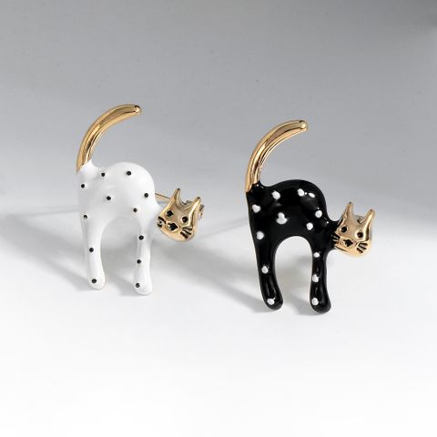 Fashion Cat Alloy Unisex Brooches