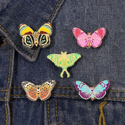 Fashion Butterfly Alloy Plating Unisex Brooches
