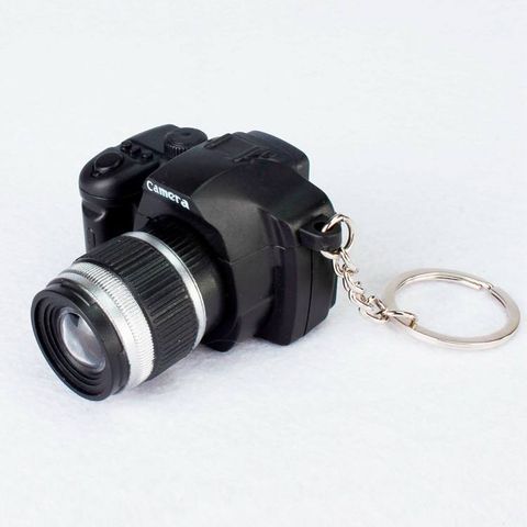Fashion Camera Plastic Metal Unisex Bag Pendant Keychain