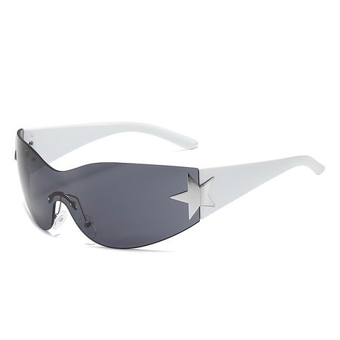 Fashion Star Pc Special-shaped Mirror Frameless Sports Sunglasses