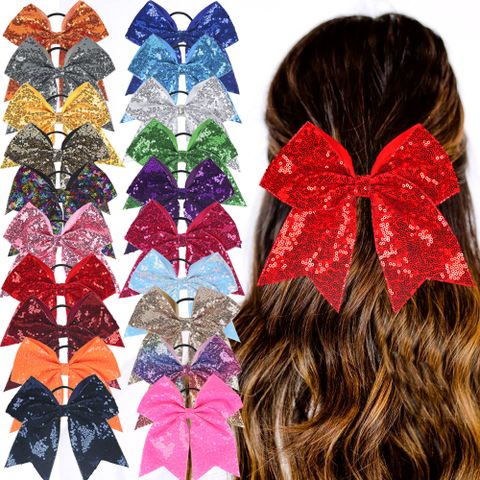 Kid's Fashion Multicolor Bow Knot Ribbon Hair Accessories No Inlaid Multicolor Mixed
