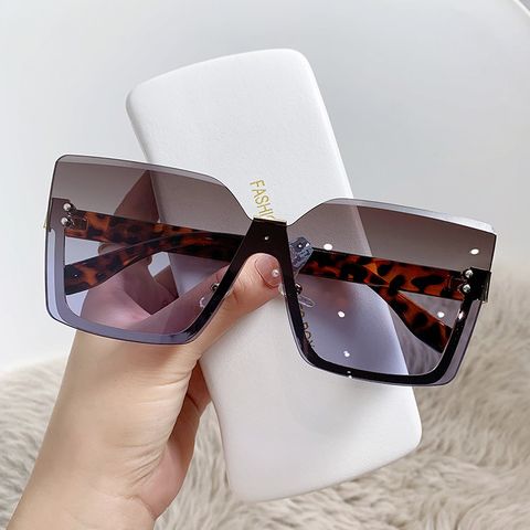 Elegant Square Ac Square Frameless Women's Sunglasses