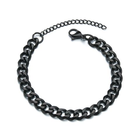 Punk Geometric Stainless Steel Plating Bracelets 1 Piece