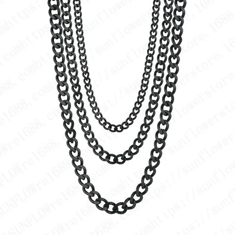 Fashion Simple Style Geometric Stainless Steel Plating Necklace