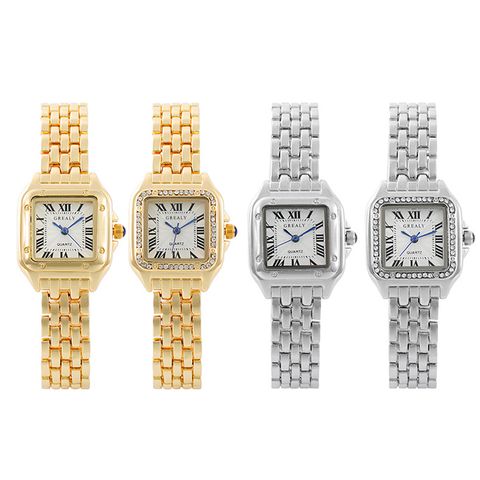 Vintage Style Square Single Folding Buckle Quartz Women's Watches