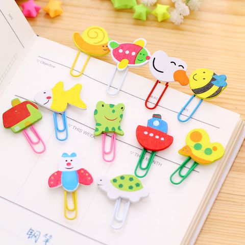 Creative Animal Cute Paper Clip Bookmark Clip Bookmark Student Stationery Wholesale Taobao Supply Manufacturer