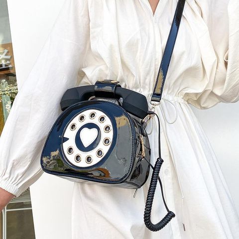 Frau Alle Jahreszeiten Pu-leder Digitales Telefon Mode Reißverschluss Handtasche