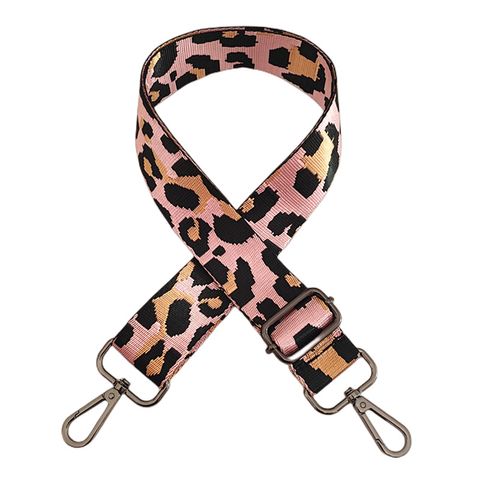 New Leopard Print Wide Adjustable Shoulder Crossbody Long Strap Bag Accessories