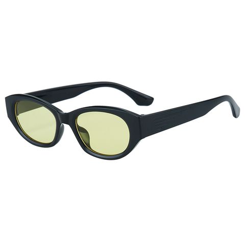 Streetwear Geometric Ac Cat Eye Full Frame Women's Sunglasses