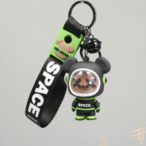 1 Piece Cartoon Style Astronaut Panda Silica Gel Unisex Keychain