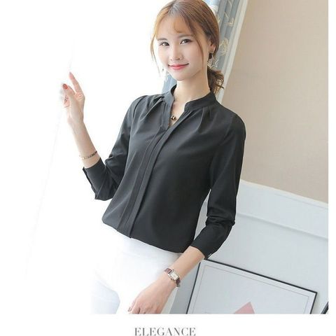 Women's Blouse Long Sleeve Blouses Patchwork Fashion Solid Color