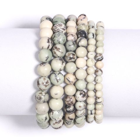 Simple Style Round Agate Bracelets In Bulk