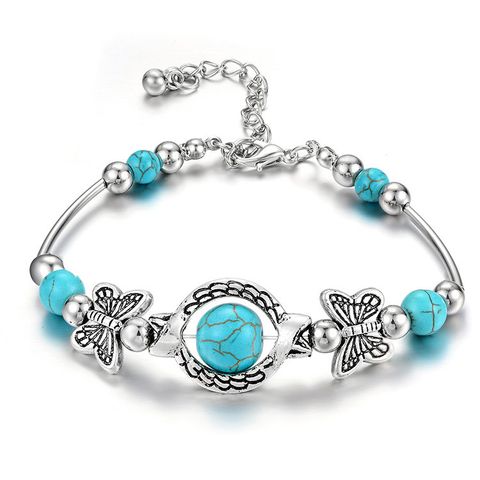 1 Pieza Moda Mariposa Aleación Labor De Retazos Pulsera