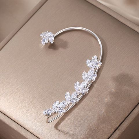 Joyería Al Por Mayor Estilo De Hadas Mariposa Aleación Diamante Artificial Embutido Pinzas Para Las Orejas