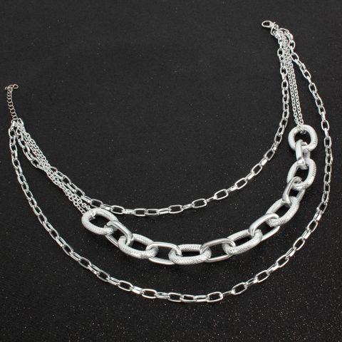 1 Piece Vintage Style Geometric Aluminum Women's Layered Necklaces