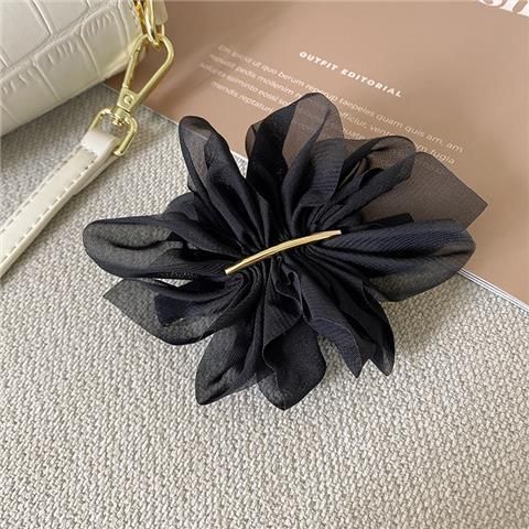 Simple Style Geometric Solid Color Cloth Hair Clip